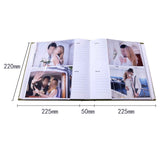 200 Pocket Photo Album with Writing Space for Wedding Family Photos Green