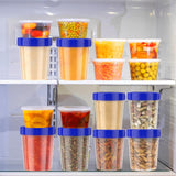 Set of 10Pcs Measuring Cup 120ML Leakproof to Go Small Condiment Containers Dip Sauce Containers