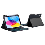 Bluetooth Keyboard Case Compatible With iPad 11th 10th Gen A16 Backlit Cover Black