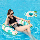 3Pcs Inflatable Pool Float Chairs Water Hammock Pool Lounge