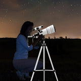 150X Magnification Telescope Kit for Beginners – 70mm Aperture with Tripod and Smartphone Holder