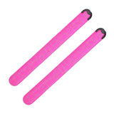 2Pcs Rechargeable LED Light-Up Armband Slap Bracelet Flashing Arm Wrist Bands for Night Running Cycling Pink