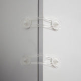 8Pcs Proofing Security Lock Self-Adhesive Cabinet Door Security Locks