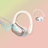 Wireless Bluetooth 5.4 Over-Ear Earbuds IPX5 Waterproof for Sports Rose Gold
