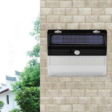 2Pcs LED Solar Power Motion Sensor Light Outdoor Security Garden Lamp Solar Wall Light