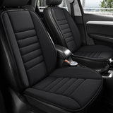 Universal Auto Seat Cushion with Back Support Pillow Ergonomic Lumbar Support Cushion for Drivers Office Staff Black