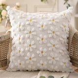 2Pcs  Flower Pillowcases Floral Throw Pillow Covers for Sofa Home Decor Style 2