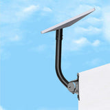 39CM Adjustable Mount Compatible with Starlink Gen 3 V3 4 4X Carbon Steel Wall Roof Mount Bracket Black