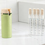 4-in-1 Travel Toiletry Bottle Set 30ml Leakproof Empty Containers with 120ml Compact Dispenser for Shampoo Lotion Green