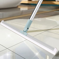 180 Degree Rotatable Floor Squeegee Adjustable Long Handle Multifunctional Floor Scrubber Broom