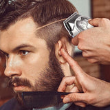 2Pcs Set Hair Clippers Cordless Barber Clippers LCD Display Hair Trimmers Set for Men