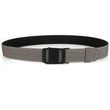Automatic Buckle Tactical Belt Double Layer Thickened Gray