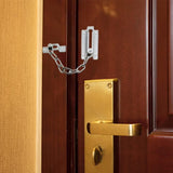 2 PCS Door Chain Lock Security Door Chain for Inside Door with 12 Screws Nickel Plated