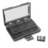 2-Pack 24-in-1 Game Card Storage Case Organizer Compatible with Nintendo Switch Grey