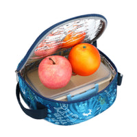 3Pcs Set School Bags Backpack with Insulate Lunch Box Pencil Bag Style 1