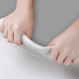 Flexible Silicone Mouse Pad Smooth Water Resistant Desk Mat with Non-Slip Base for Office Home Gray