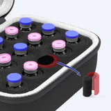 Compact Insulin Vial Protector Case with Handle EVA Shockproof Storage Case for Travel Large