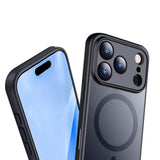 Matte Case For iPhone 17 Pro Shockproof Case Camera Button Dual Layer