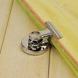 12 PCS Metal Fridge Clips for Photo Plan Refrigerator Clips for Home School Office Silver