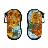 Sunglasses Soft Case Zipper Eyeglass With Belt Clip Travel Case Bag Style 2