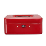 Lockable Cash Box with Code Lock Security Red