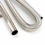 Stainless Steel Parking Heating Device Exhaust Pipe 60-200cm for Cars & Trucks 60 CM
