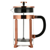 French Press Coffee Maker Borosilicate Glass & Stainless Steel Cold Brew Gold