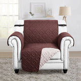 Reversible Sofa Slipcover Water Resistant Sofa Cover Couch Covers Furniture Protector Brown