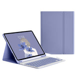 Wireless Bluetooth Keyboard with Keyboard Case and Mouse Compatible with iPad 11 (A16) 2025 And 10th 10.9(2022) Purple