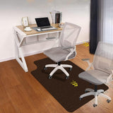 Chair Mat for Floors Desk Chair Mat for Home Office Floor Protector Smooth Rolling Mat Brown