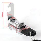 4 Pcs Cam Lock with Keys Door Barrel Drawer Cabinet Mail Box Cupboard Locker