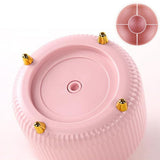 360 Degree Rotating Desk Organizer Dual-Purpose Pencil Pen Holder for Office School Pink