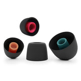 8 Pairs Replacement Silicone Ear Tips Compatible with Sony WF-1000XM5 WF-1000XM4 Earbuds Tips with XS/S/M/L Sizes Black