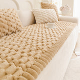 Non Slip Couch Cover Sofa  Furniture Protector for Sofa Protection Brown
