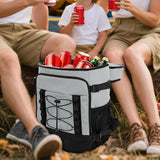 25L Insulated Cooler Backpack Freshness Preservation Backpack - Grey