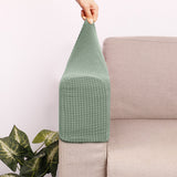 2PCS Universal Chair Arm Protector Covers for Furniture Light Green