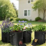 2Pcs 15 Gallon Potato Grow Bags with Unique Harvest Window & Visible Window