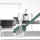 9 PCS Silicone Spatula Set Non-Stick Baking Utensils with Ergonomic Grip Turquoise