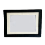 Magnetic Kids Art Frames Wooden Artwork Display Holder for Up to 100 Sheets of A4 Paper Black