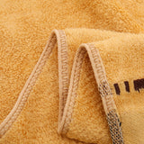 3Pcs Quick Absorbent Towels Soft Bamboo Fiber Home Bath Towel Washcloth Hand Towels Yellow