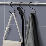 10 Pcs Self Adhesive No Drill Adjustable Curtain Rod Holder Hooks Brackets For Smooth Surface Transparent