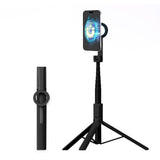 Magnetized Selfie Stick Tripod 360-degree Rotatable Tripod for iPhone Android - Black