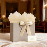 4PCS Gift Bags with Cards and Wrapping Paper for Weddings Parties Champagne