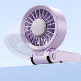 Handheld Foldable High-Speed Fan – Portable for Travel Outdoor Home and Office Lavender Purple