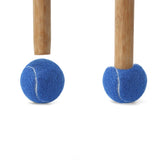 4PCS Walker Tennis Balls Precut Tennis Balls for Walkers for Furniture Legs and Floor Protection Blue