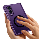 Case for Samsung Galaxy Z Fold8 with Screen Protector Hinge Cover Purple