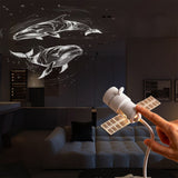 Galaxy Projector Night Light 3 Modes Timer Adjustable USB for Home Car Style 2