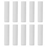 100 PCS Empty lipstick Plastic Lip Balm Container Tubes Caps 5g DIY Balm White