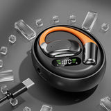Bluetooth 5.4 Language Translator Earbuds Wireless 144-Language Translation Music Earphones with Charging Case Black