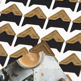 240 PCS Self-adhesive Photo Corner Stickers Angle Frame Scrapbook Album Essential Gold